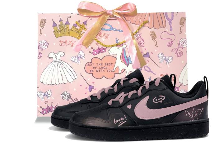 Nike Nike Court Borough Low top Skateboard Shoes Women's Pink