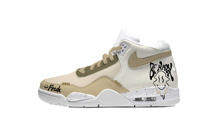 Nike Nike Flight Legacy Mid top Vintage Basketball Shoes Unisex White