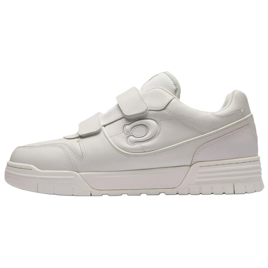 COACH Soho Cow Leather Low top Skateboard Shoes Women's Fluorescent White