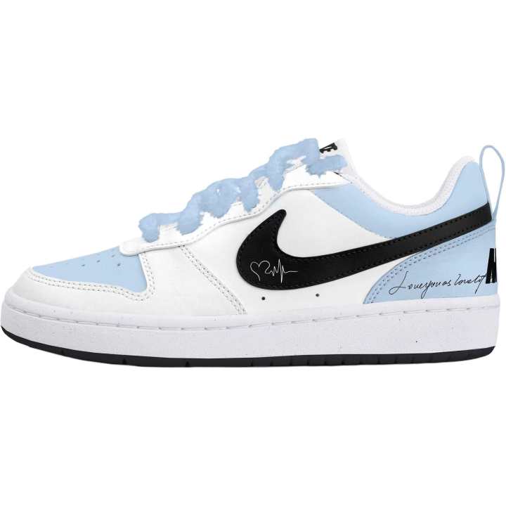 Nike Nike Court Borough 2 Low top Skateboard Shoes Women's Blue