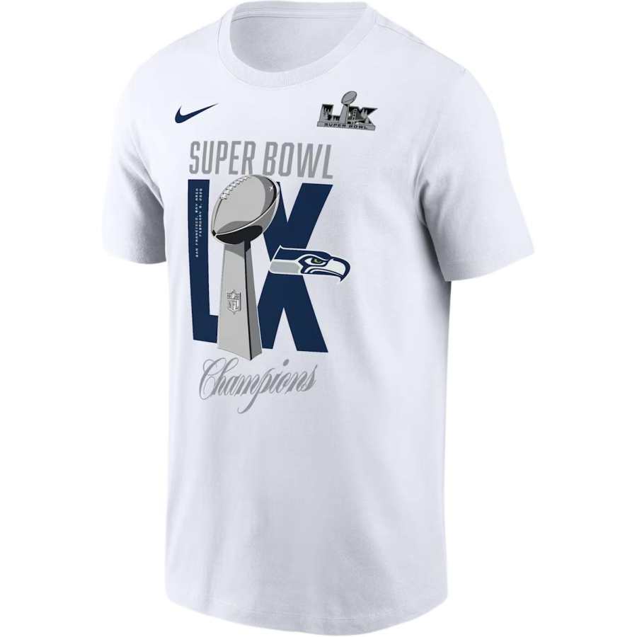 Nike Nike Seattle Seahawks Super Bowl Lx Champions Lombardi Trophy Women's Nike Nfl T-Shirt