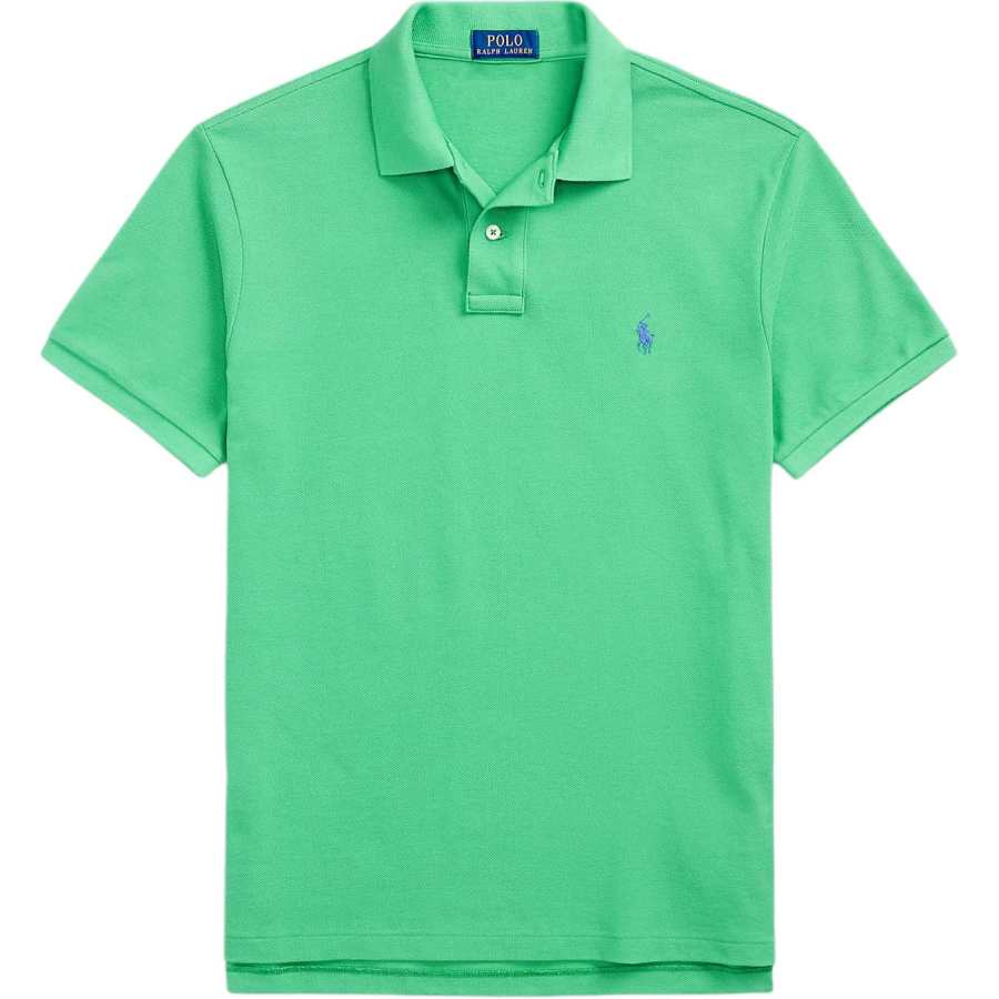 Polo Ralph Lauren Logo Embroidered Straight Hem Polo Shirt