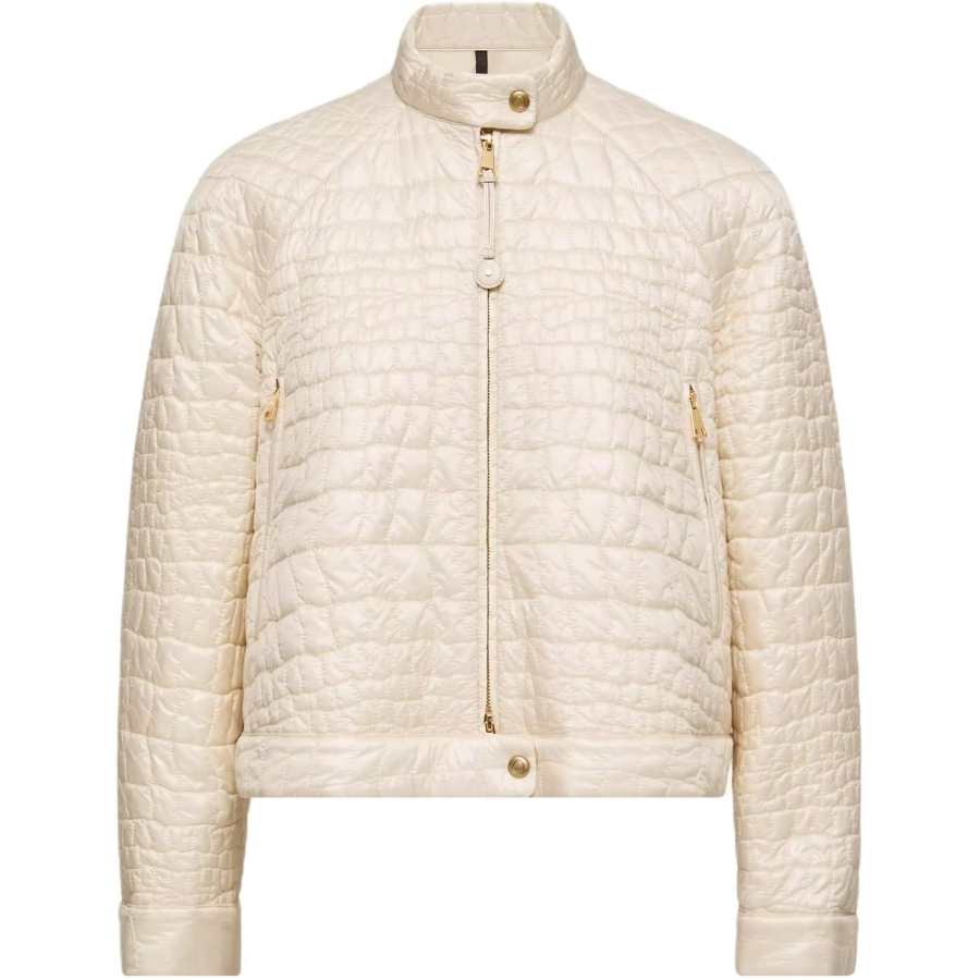 Moncler Moncler Aubrietaa Zip-Up Embossed Jacket