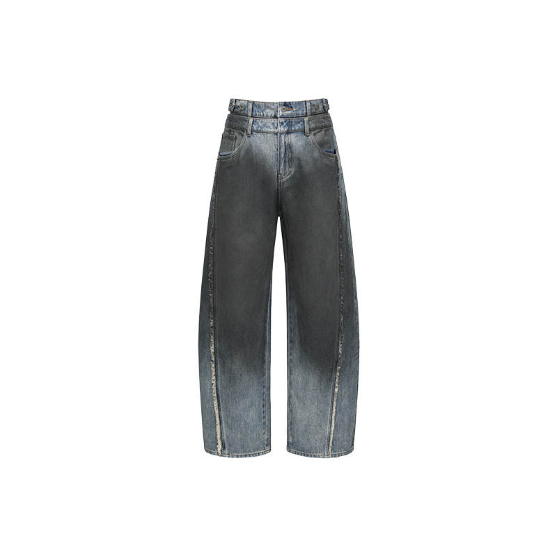 Feng Chen Wang Feng Chen Wang faded wide trousers