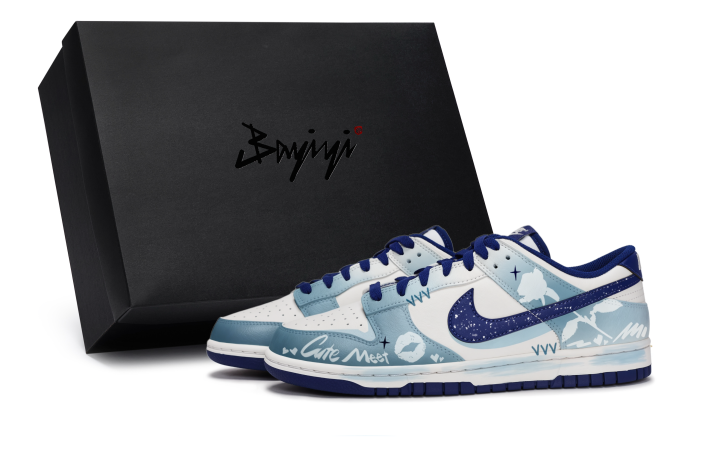 Nike Nike Dunk LOW RETRO Low top Skateboard Shoes Men's Blue White