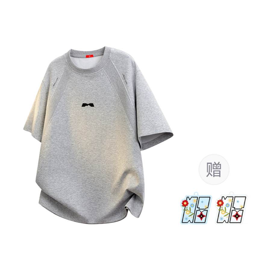MIIOW T Shirts Unisex Crew Neck Thin Heavyweight
