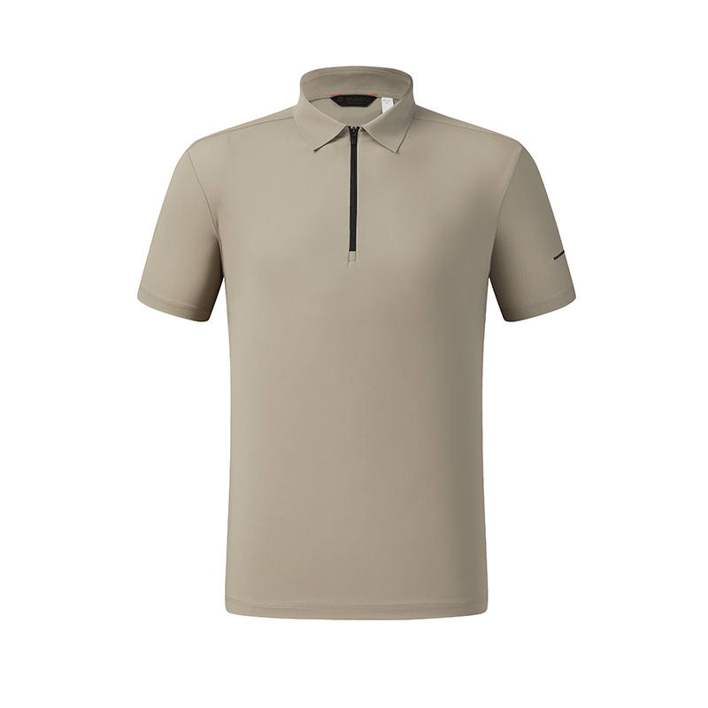 FILA Golf Polo Shirt Men's Light Stone Gray