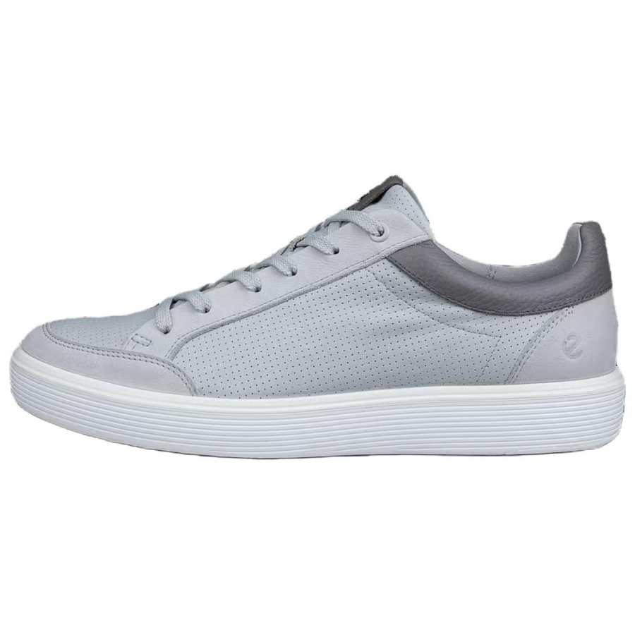 Ecco Ecco Soft 60 Cow Leather Low top Skateboard Shoes Men's Gray