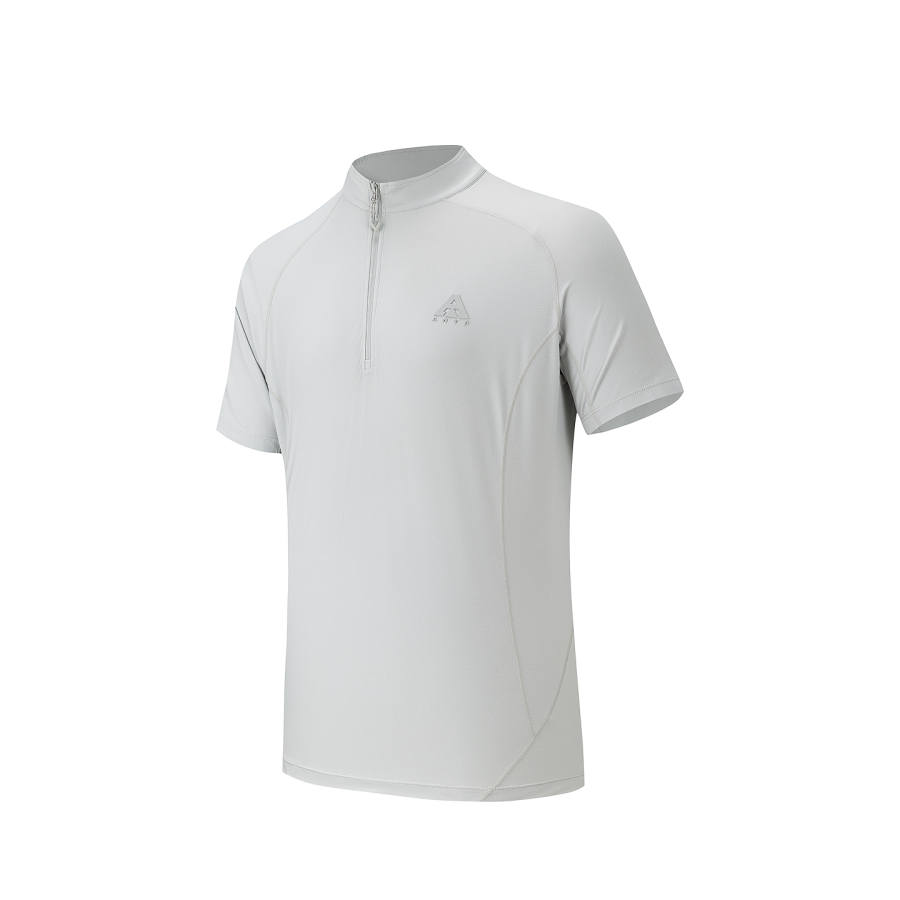 Anta T Shirt Men's White Mist Gray
