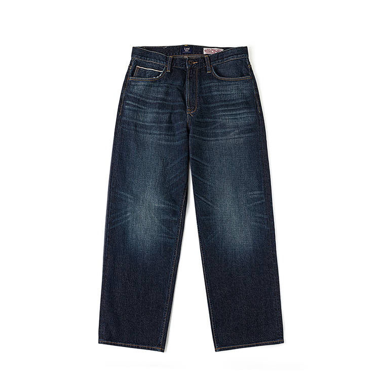 Lee SS26 Jeans Men's Dark Blue Moderate Wide Leg Pants
