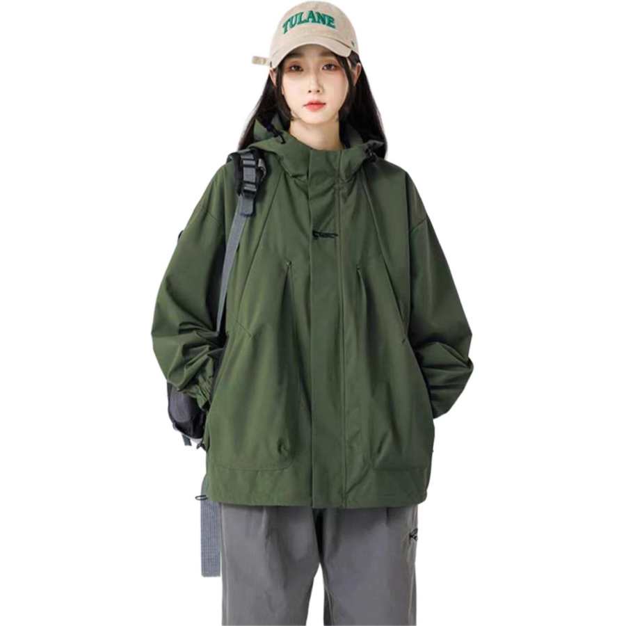 Cotton Gene Jackets Women's Hooded Thin Workwear