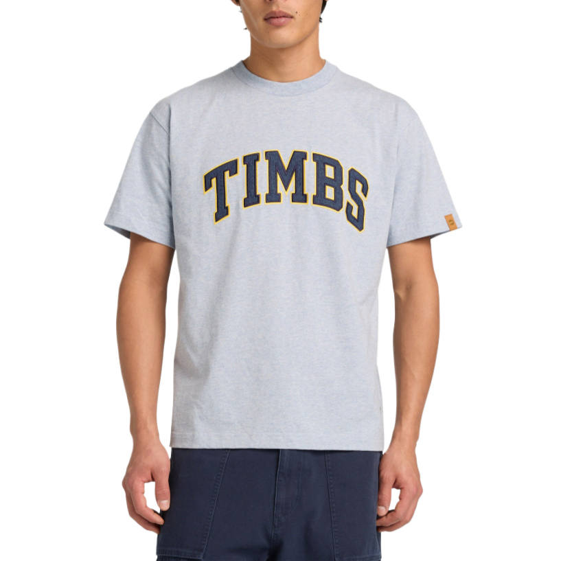Timberland T Shirts Unisex Light Blue Crew Neck Moderate