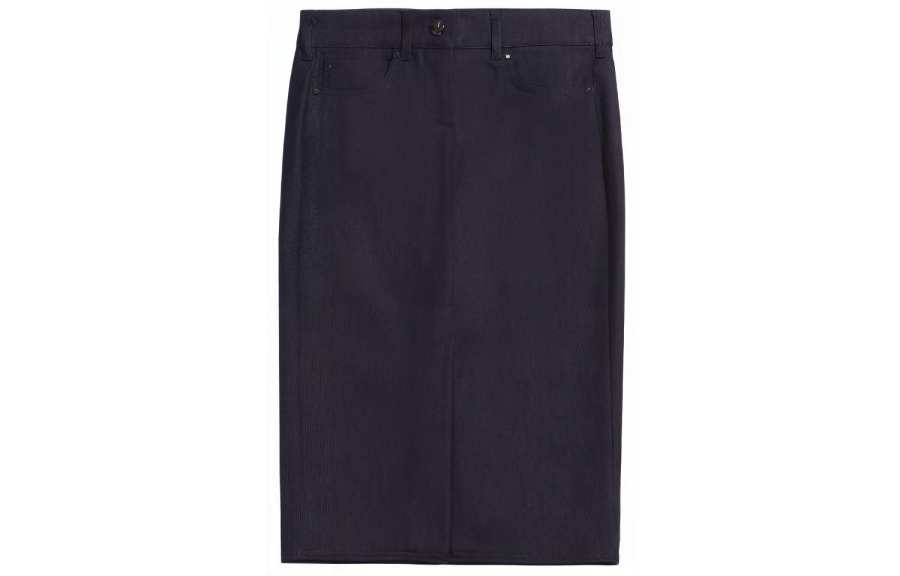 MaxMara MaxMara Denim Long Skirt Women's Blue