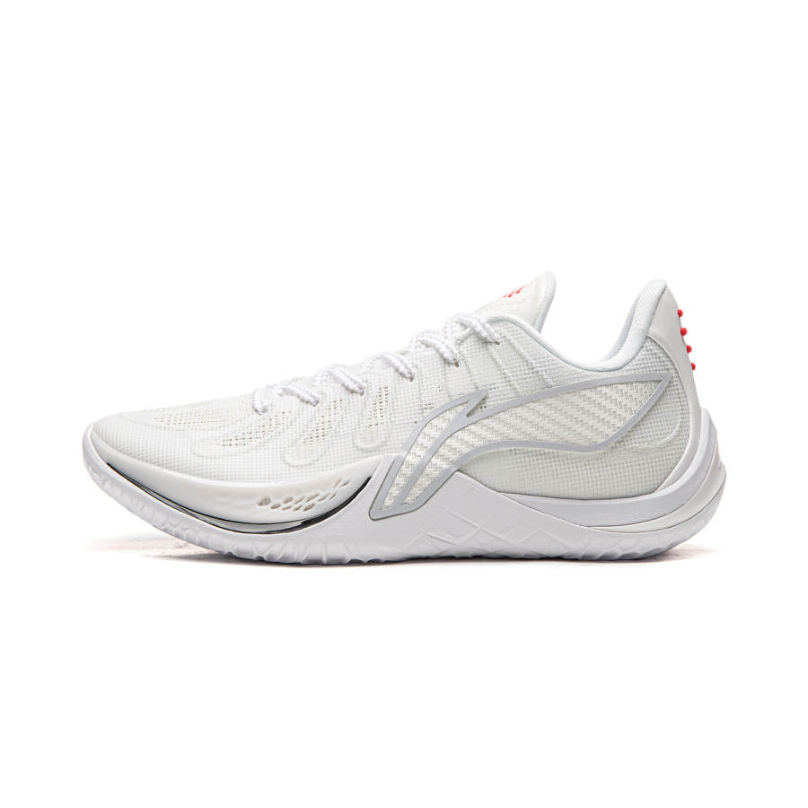Li-Ning Li Ning Sonic 14 Cushioning Slip Resistant Breathable Rebound Grip Low top Basketball Shoes Men's Standard White
