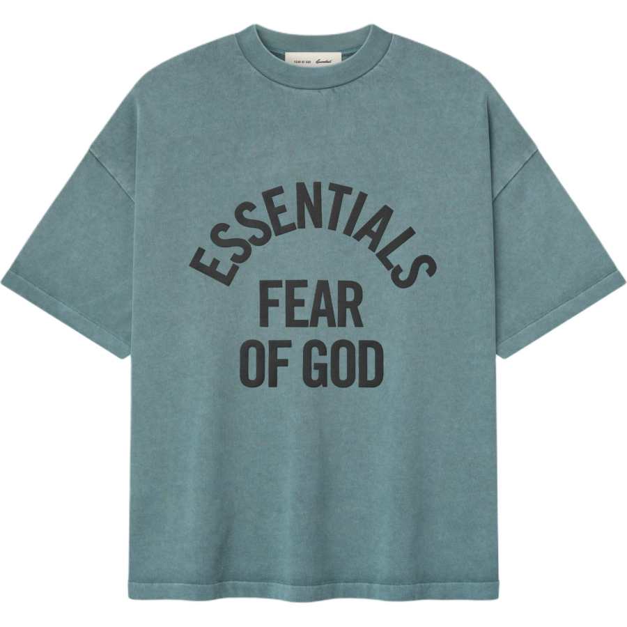 Fear Of God Essentials SS26 CAMPUS 90'S SHORT SLEEVE TEE FADED COASTAL T Shirt Men's