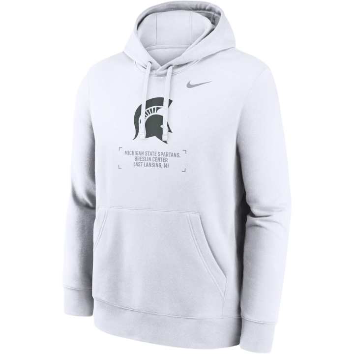 Nike Nike Michigan State Club Basketball 2-Hit Men's Nike College Pullover Hoodie