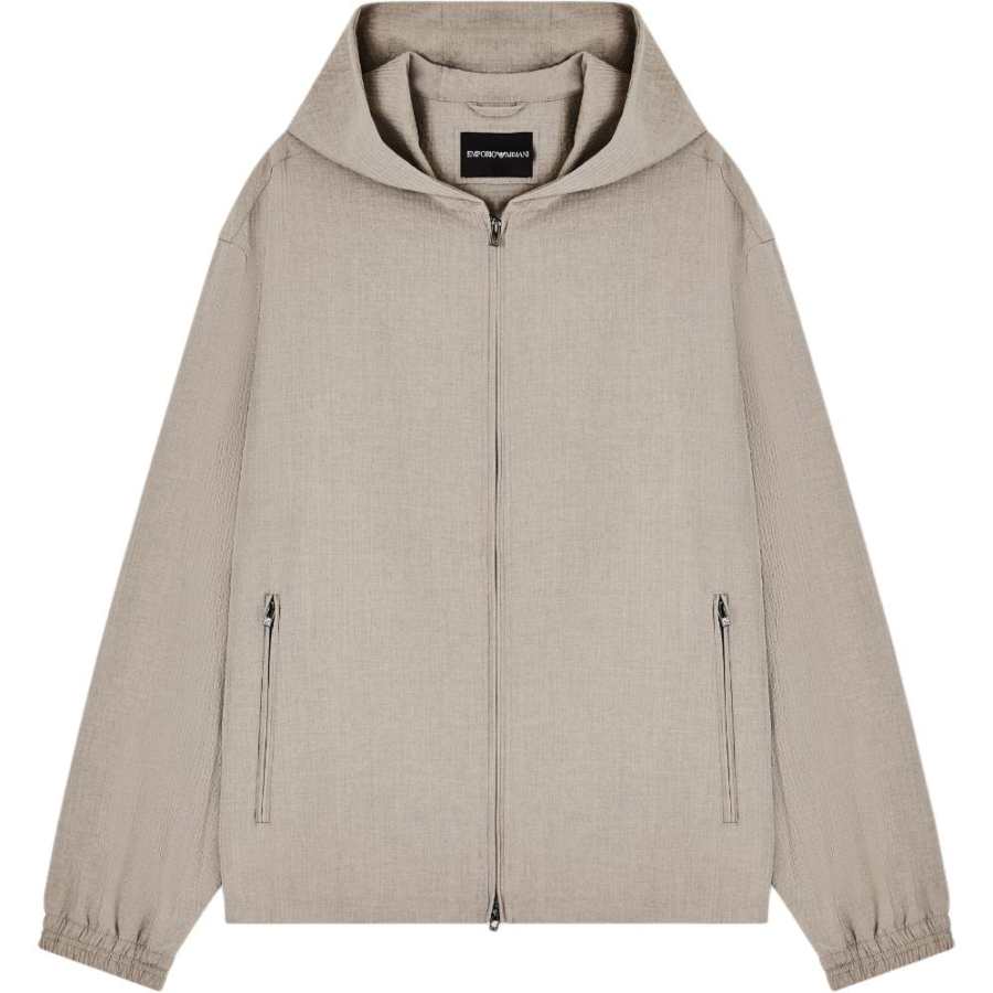 Emporio Armani hooded zip-up jacket