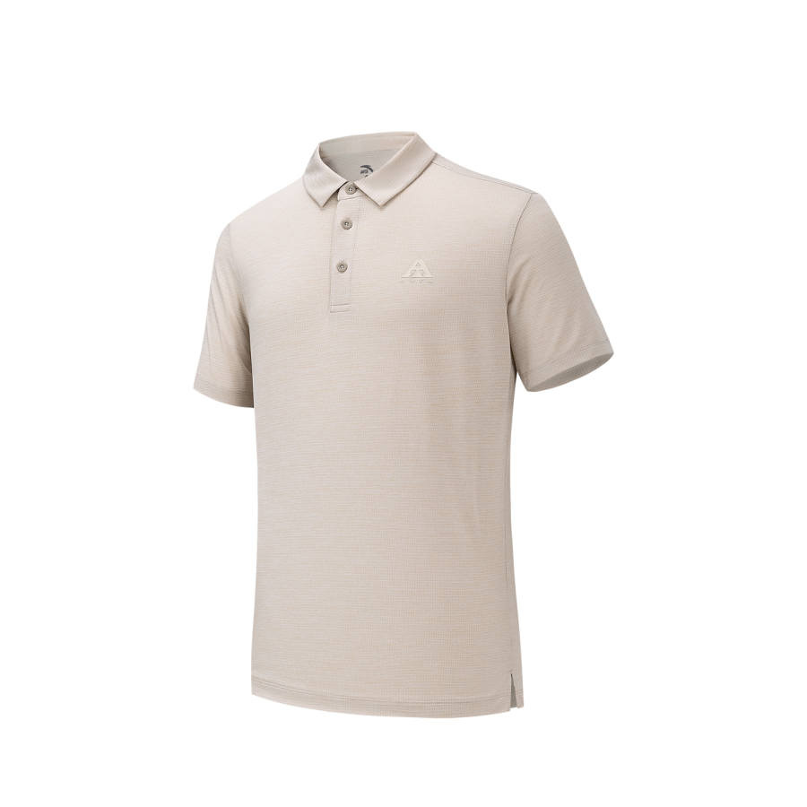 Anta Polo Shirt Men's Shade 2 Gray Heather Gray