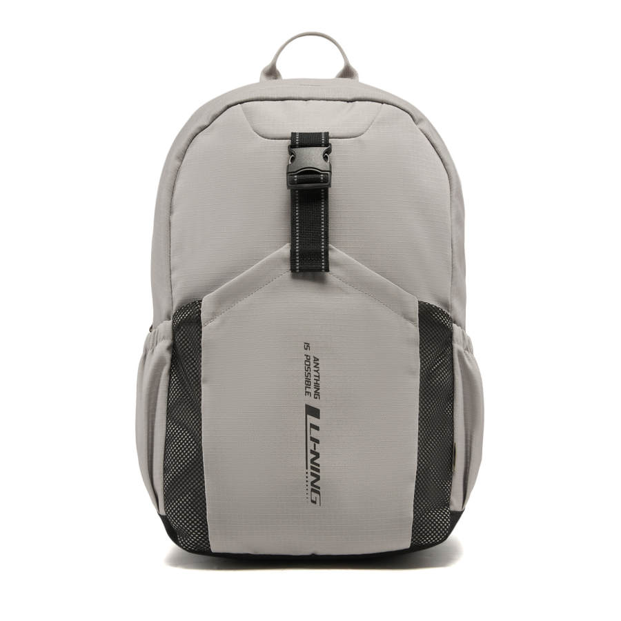 Li-Ning Li Ning Polyester Backpack Regular Unisex Cooking Smoke Gray