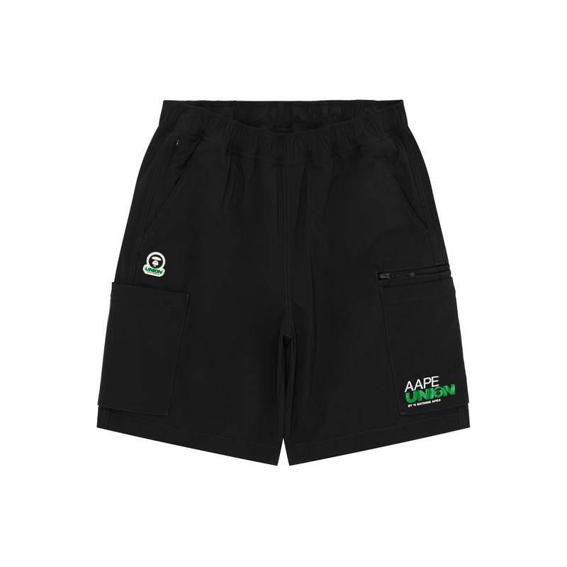 Aape Aape logo patch shorts