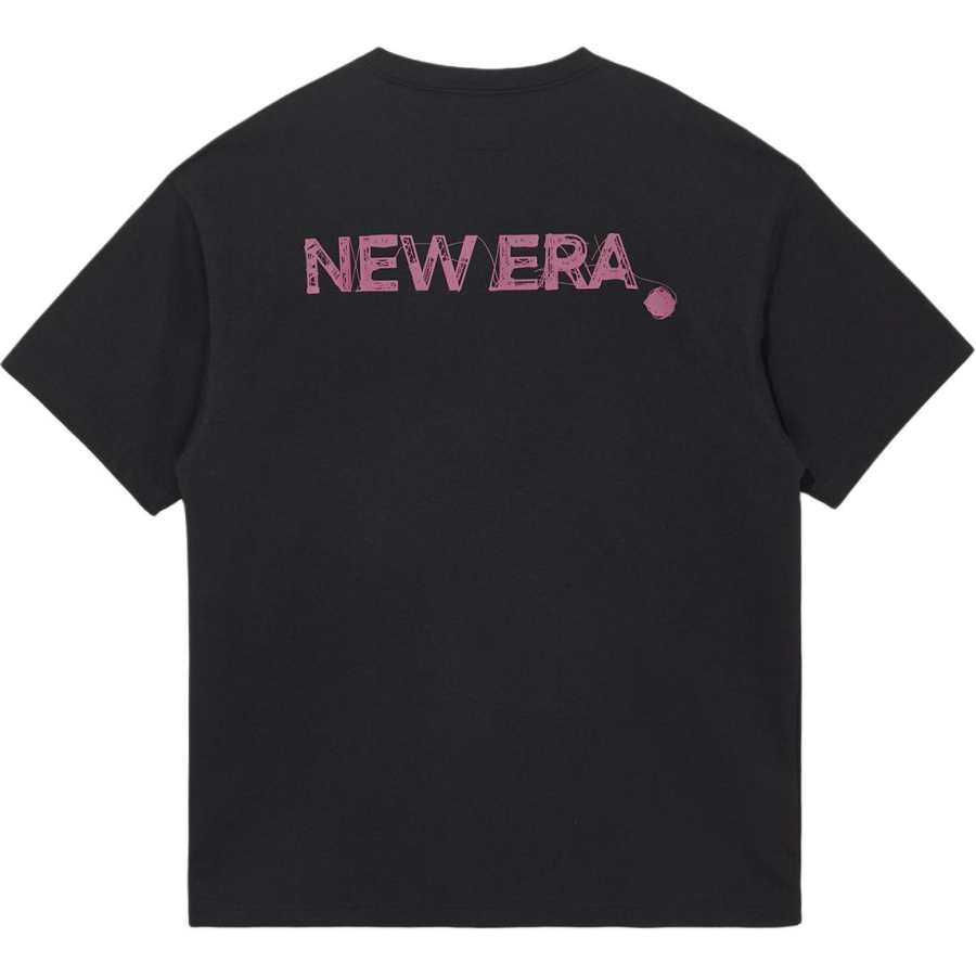 New Era T Shirts Unisex Black Crew Neck
