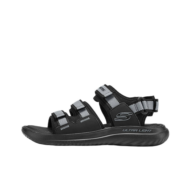 Skechers SPORT MENS Lightweight Beach Sandals Men's Black