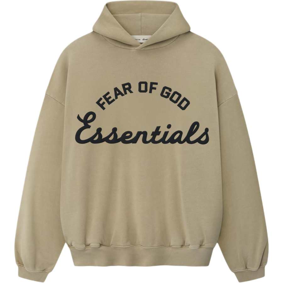 Fear Of God Essentials SS26 TRAINING 90'S HOODIE FADED DUNE Sweatshirt Unisex