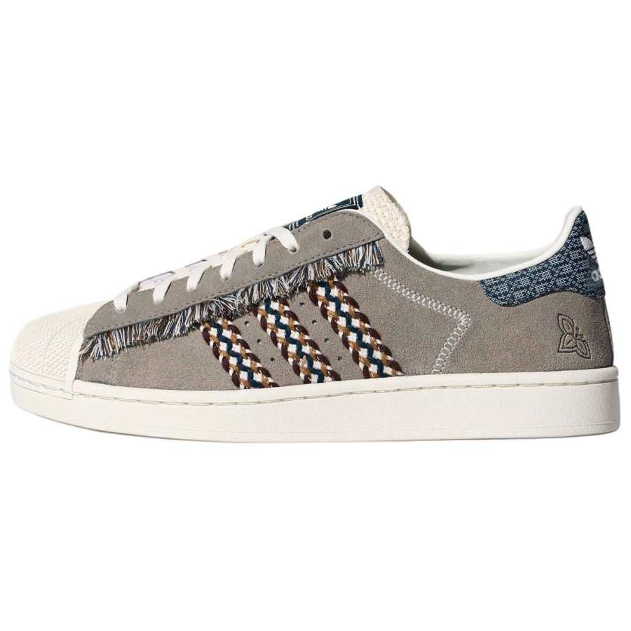 Adidas Originals Superstar 2 Skateboard Shoes Unisex Gray