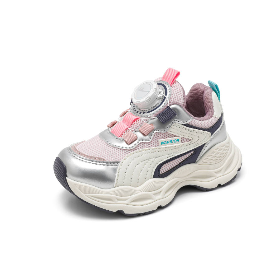 Warrior Girls' Athletic Shoes Mesh Lightweight Cushioning Slip Resistant Low top Casual Shoes Kids'