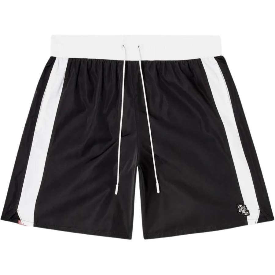 Diesel stripe-detail swim shorts