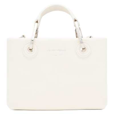 EMPORIO ARMANI MyEA Polyurethane Handbag Mini Women's White