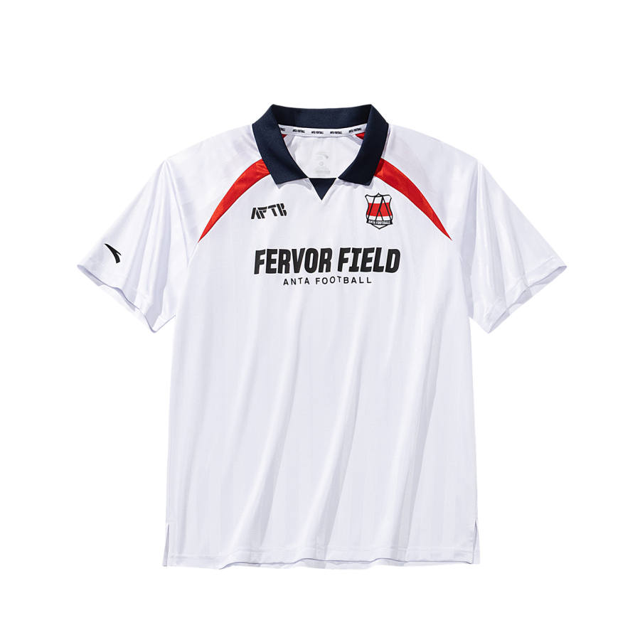 ANTA T Shirts Men's Pure White 1 Polo Collar