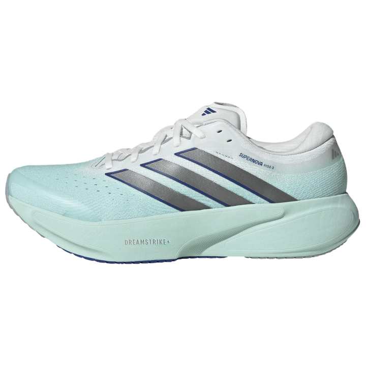 Adidas Adidas SUPERNOVA RISE 3 Abrasion Resistant Support Running Shoes Men's Blue White Gray