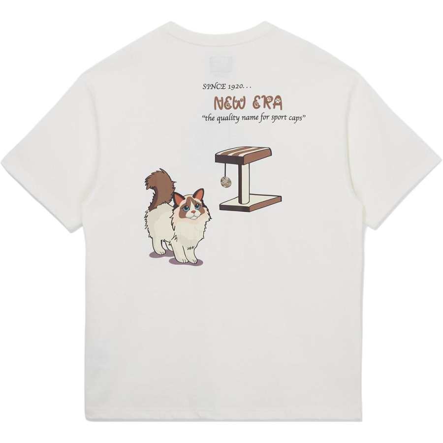 New Era T Shirts Unisex White Crew Neck