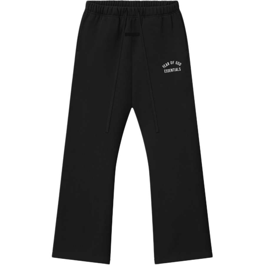 Fear Of God Essentials SS26 FLARE SWEATPANT VINTAGE BLACK Knitted Sweatpants Men's