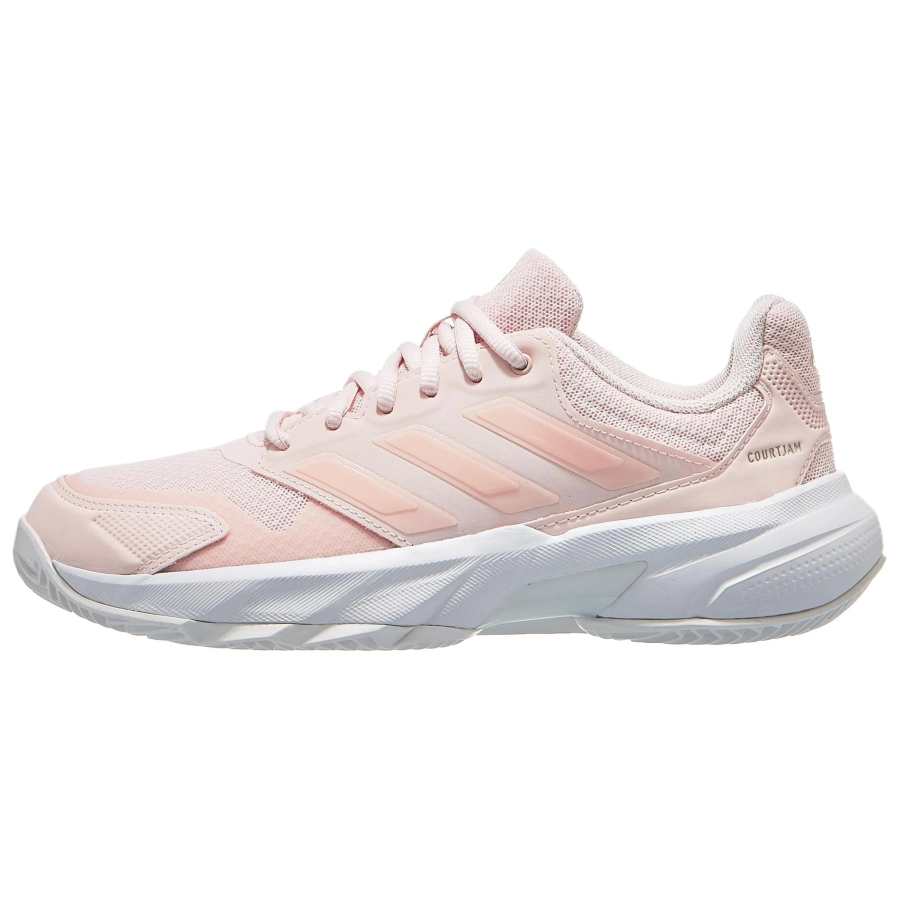 Adidas Adidas CourtJam Control 3 Abrasion Resistant Breathable Support Rebound Tennis Shoes Women's Pink