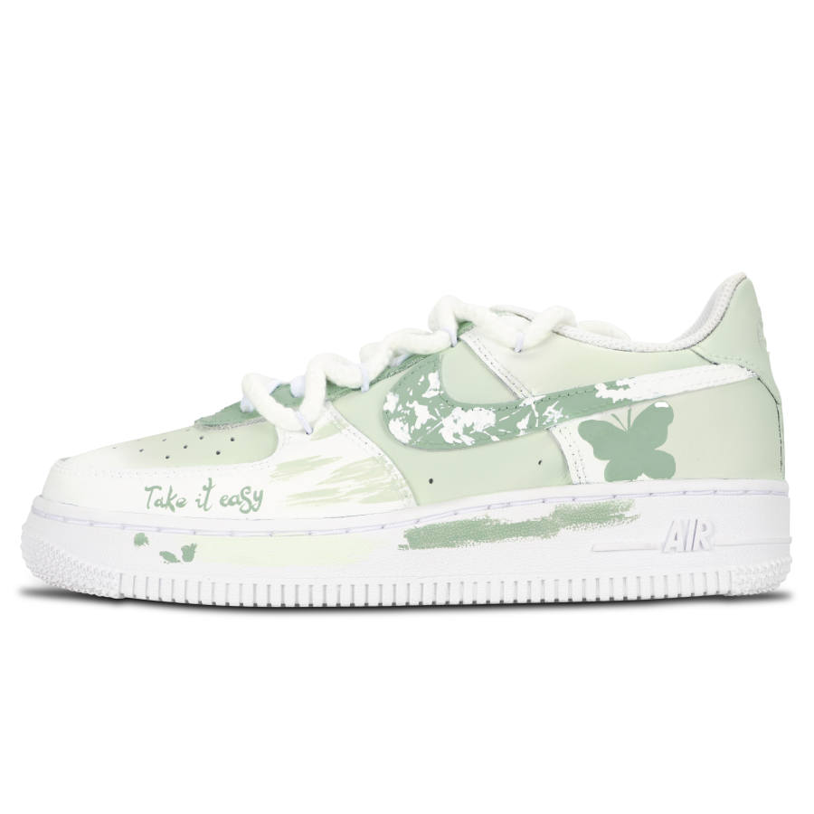 Nike Nike Air Force 1 Air Force 1, Whisper Butterfly Breath Leather Abrasion Resistant Slip Resistant Low top