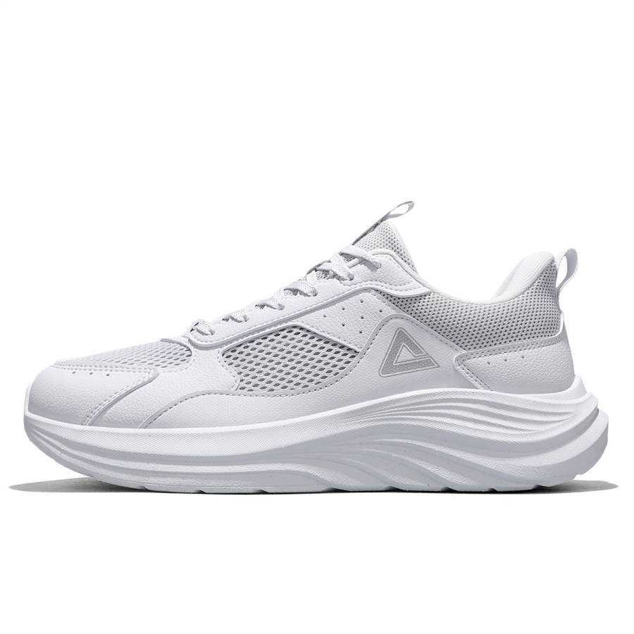 PEAK PEAK Light Cloud Low top Running Shoes Men's Light Gray
