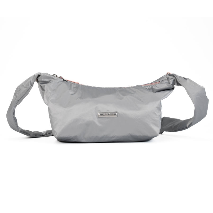ANTA Anta Nylon Shoulder Bag Unisex Bright Silver