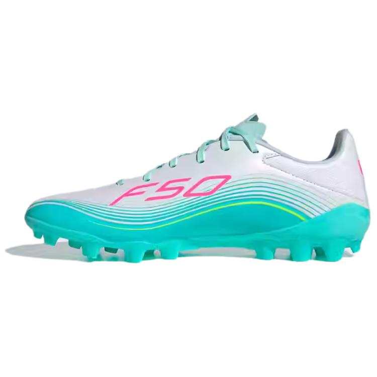 Adidas Adidas F50 Soccer Shoes Unisex Low Top Silver White