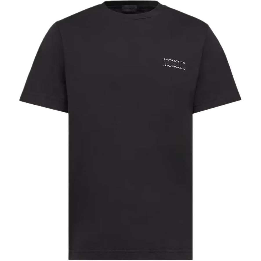Moncler SS26 Cotton Jersey T Shirt With Logo T Shirt Men's