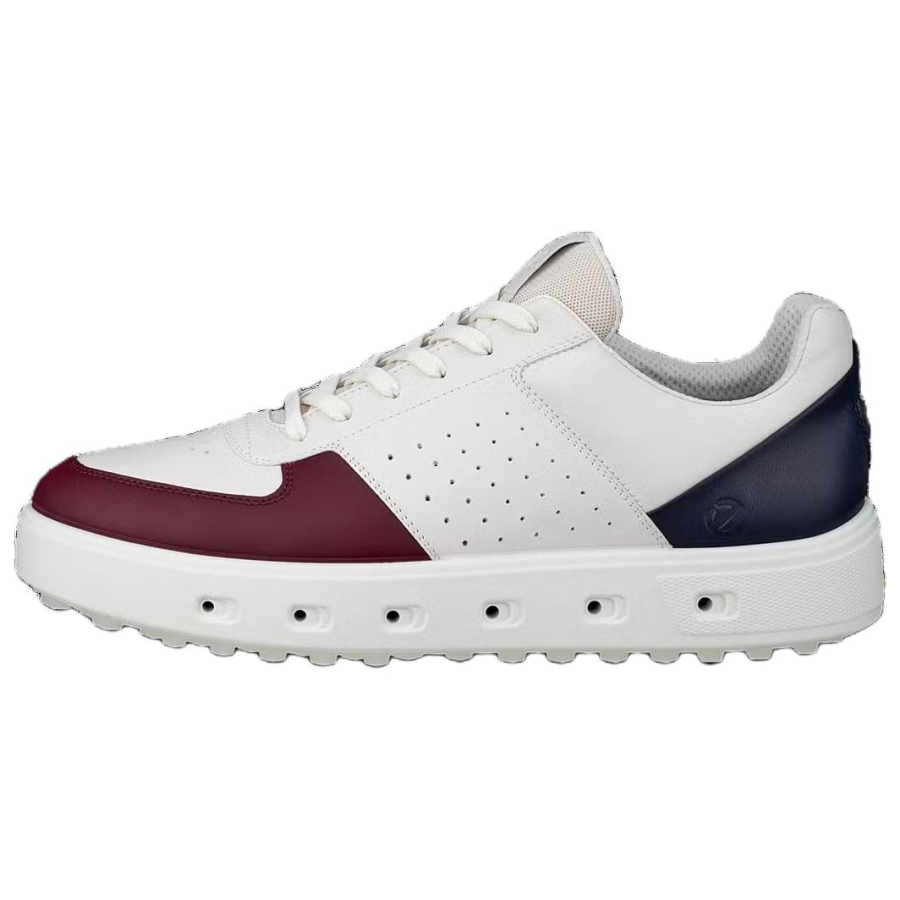 Ecco Golf Street 720 Gtx Cow Leather Low top Casual Shoes Men's White