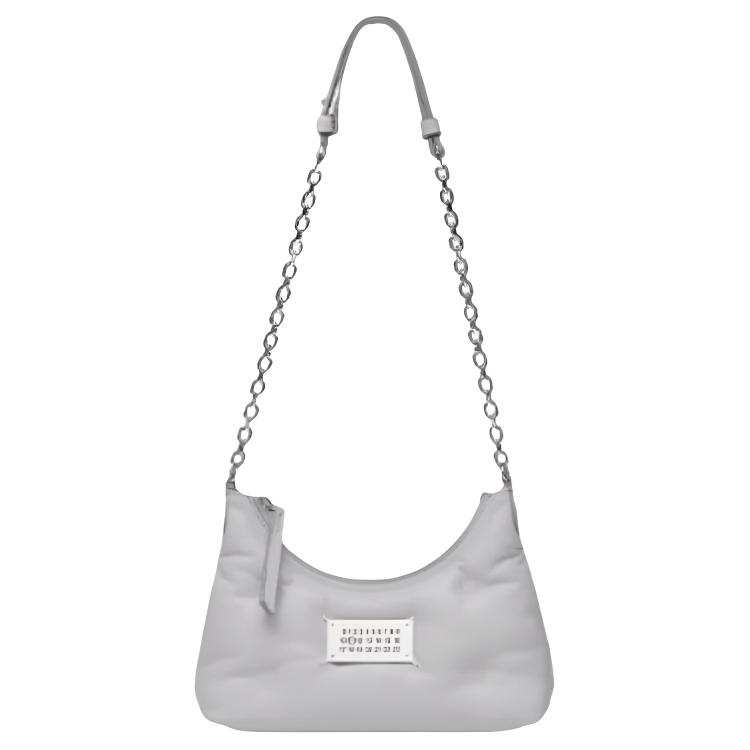 Maison Margiela Sheepskin Shoulder Bag Mini Women's Glacier Blue