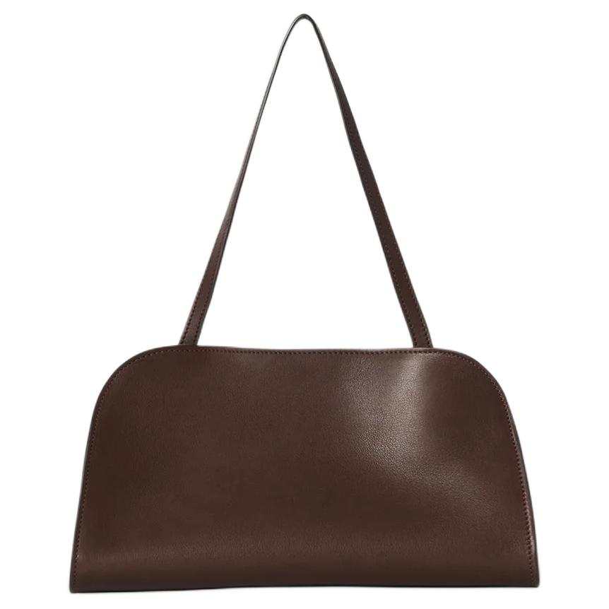 THE ROW Calfskin Clutch Small Women's Hippo Gray