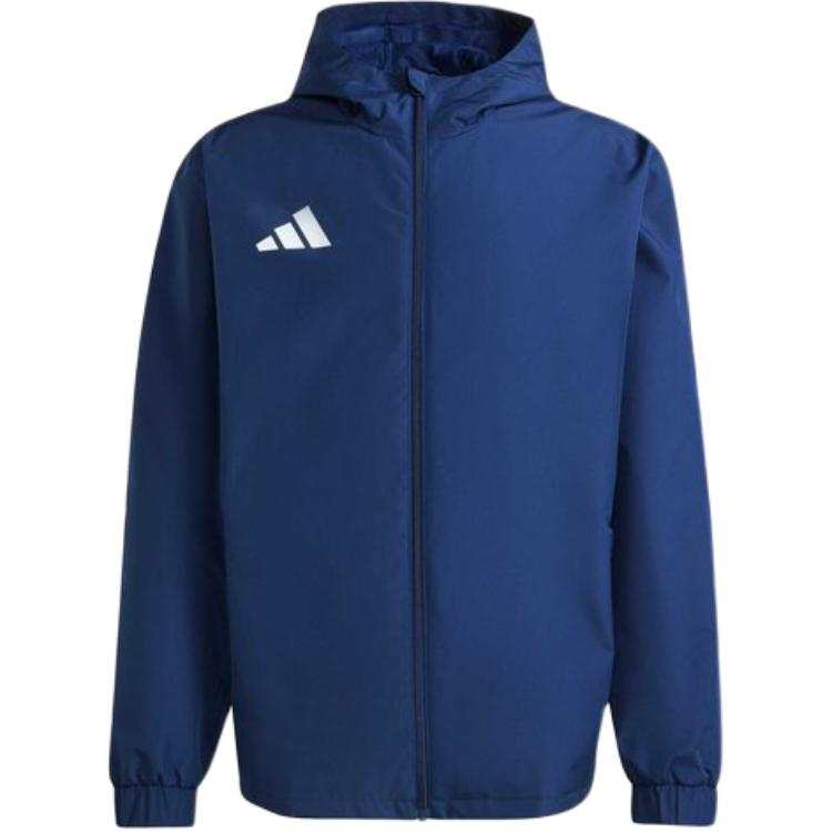 Adidas Adidas Jackets Men's Blue Hooded Moderate Harrington