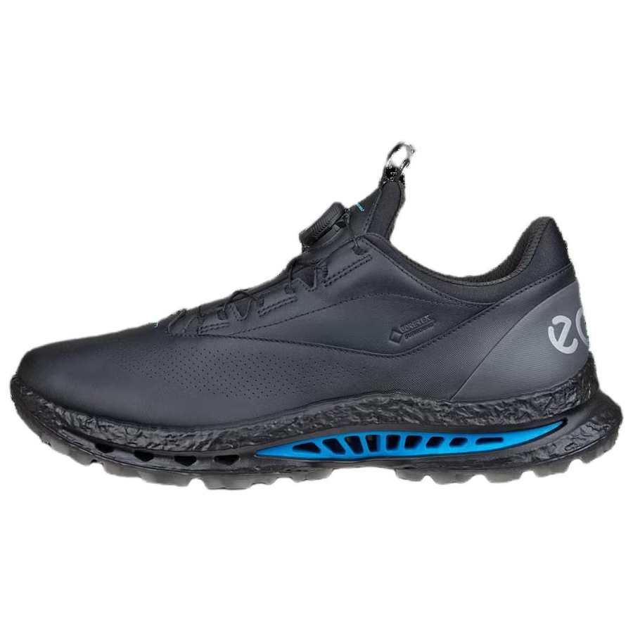 Ecco Golf Biom C5 Gtx Cow Leather Low top Casual Shoes Men's Black