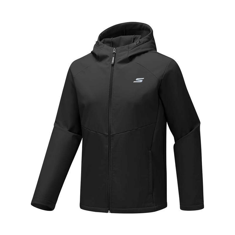 Skechers Jackets Men's Carbon Black/0018 Hooded Moderate Other