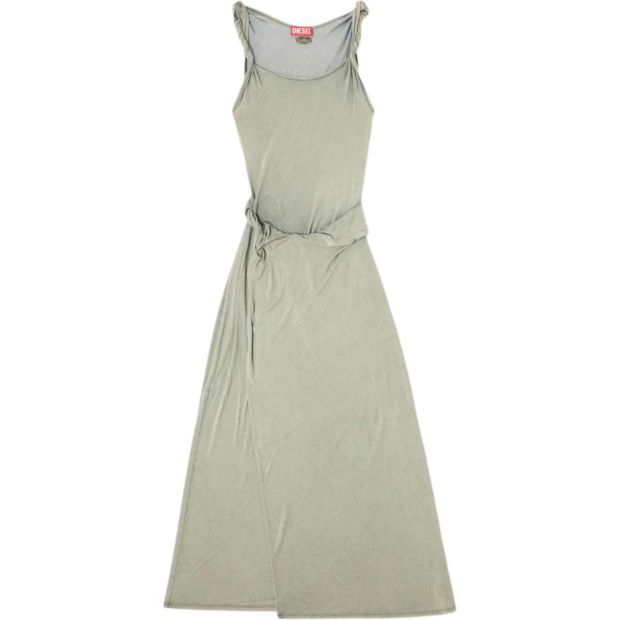 Diesel D-Estiga knot-detail maxi dress