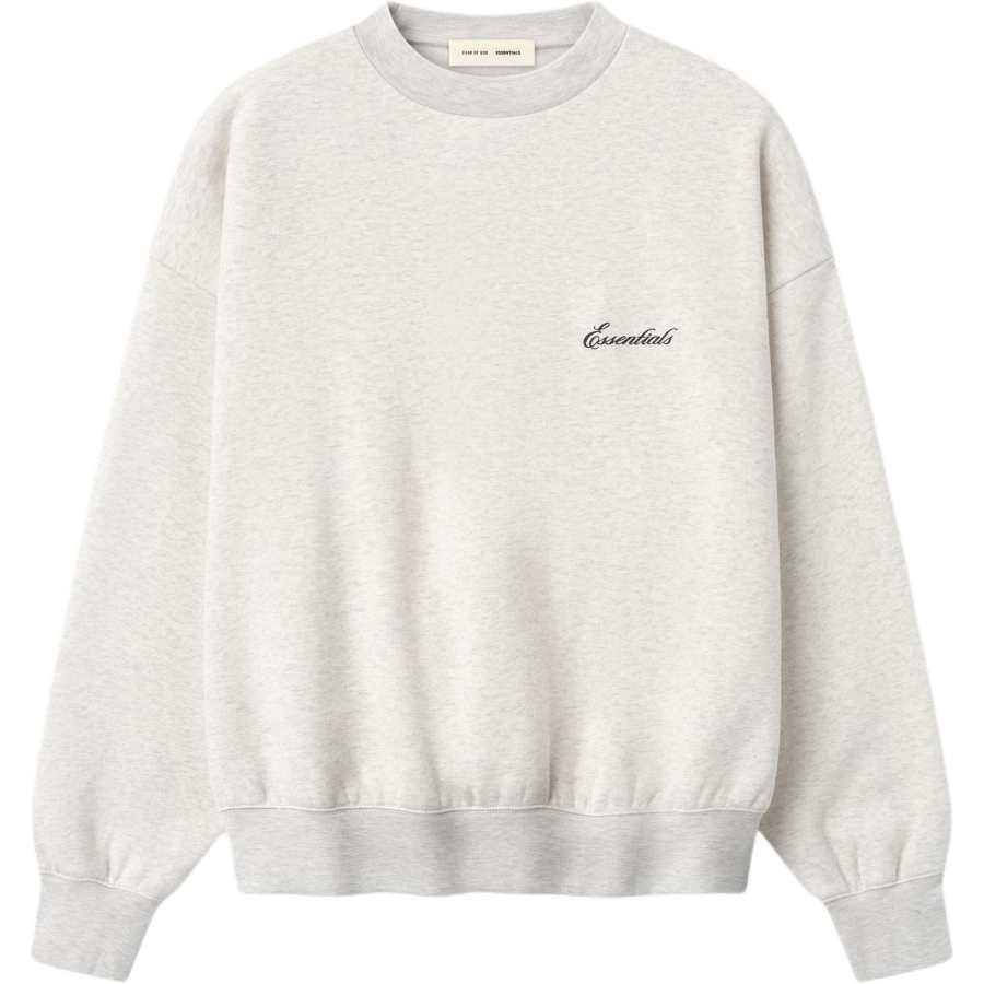 Fear Of God Essentials SS26 CLASSIC CREWNECK SWEATSHIRT OATMEAL HEATHER/LIGHT Sweatshirt Unisex