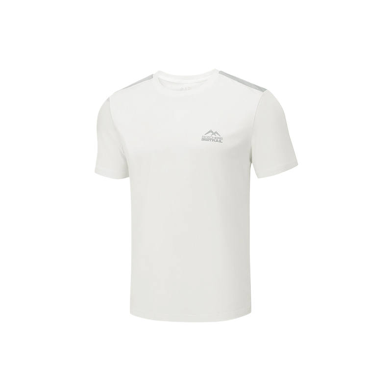 Skechers T Shirts Men's Snow/00QF Crew Neck Moderate Straight Fit